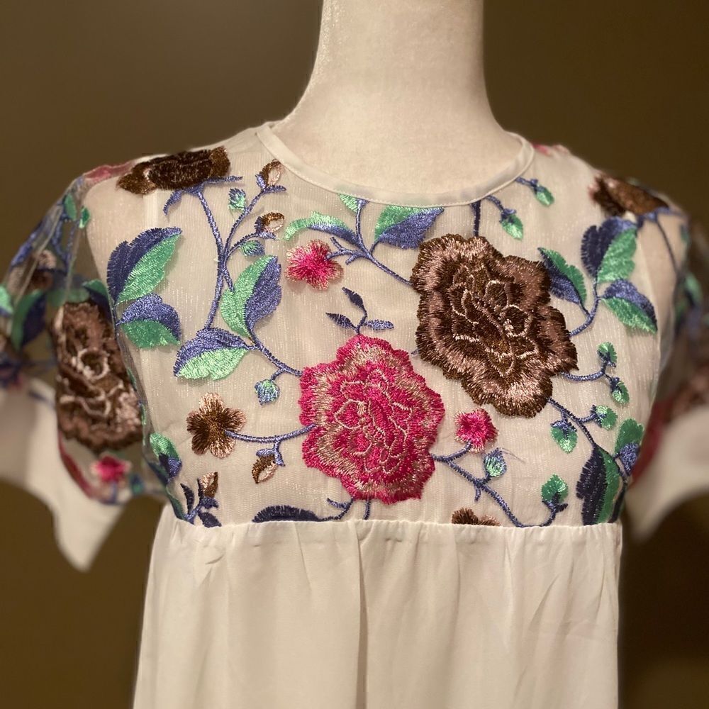 Boho Embroidered Dress  - Picture 3 of 13